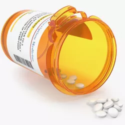 Opened Pill Bottle 3d model