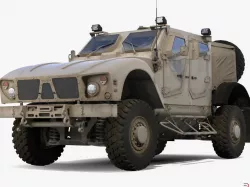 Oshkosh M-ATV Protected Military Vehicle 3d model