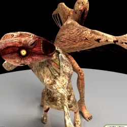 Pack Monsters - Skinless Crawler and Leather Ghost 3d model