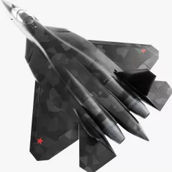 PAK FA SU57 - PBR 3d model