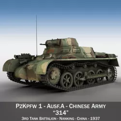 Panzer 1 - PzKpfw 1 Ausf.A - China 3d model