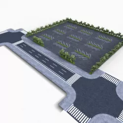 Parking Area 3d model