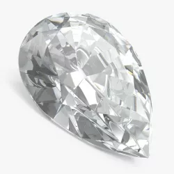 Pear Shape Diamond 3d model