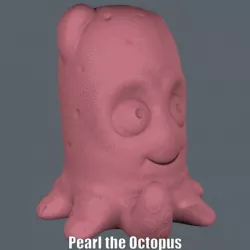 Pearl the Octopus (Easy print no support)