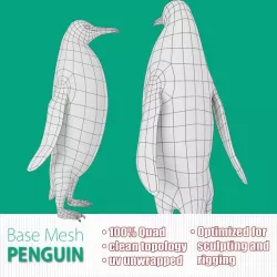 Penguin 3d model