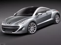 Peugeot RCZ 2011 3d model