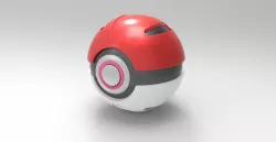 Pokeball 3d model