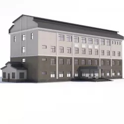 Public building 3d model
