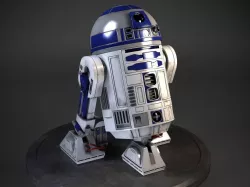 R2D2 Droid Star Wars 3d model