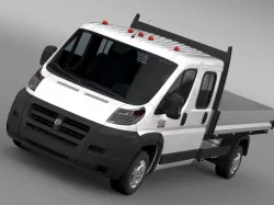 Ram Promaster Cargo Crew Cab Truck 2015 3d model