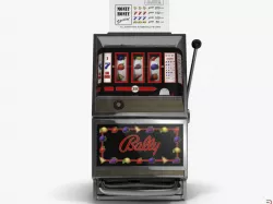 Retro Money Honey Slot Machine 3d model