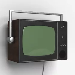 Retro TV 3d model