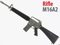 Rifle M16A2 3d model