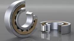Roller Bearing Cut Inside 3d model