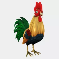 Rooster 3d model