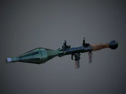 RPG 7 3d model