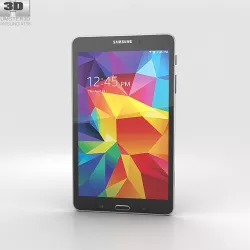Samsung Galaxy Tab 4 8.0-inch Black 3d model