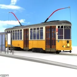 San Francisco tramway 3d model