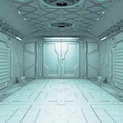 Sci-Fi corridor 3d model