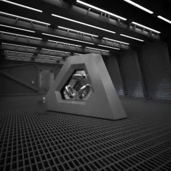 Sci Fi Reactor Room 3d model