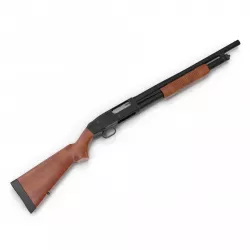 Shotgun Mossberg 500 Wooden 3d model