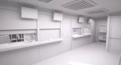 Small Post Office 3d model