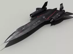 SR-71 Blackbird 3d model
