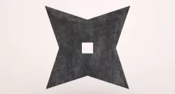 Star Shuriken Throwing Star 3d model