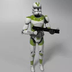 Star Wars Clone Trooper with gun 3d model