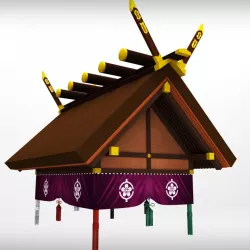 Sumo roof arena sport 3d model