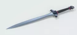 Sword of Black Manta from movie Aquaman 3d model