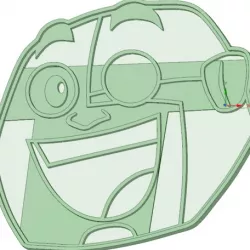 Teen Titans Go Cyborg cookie cutter