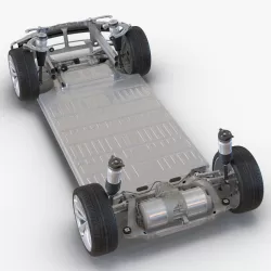 Tesla Model S Chassis 3d model