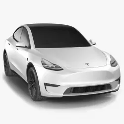 Tesla Model Y Simple Interior 3d model