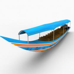 Thai Fishing Boat 3d Model