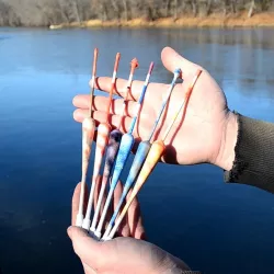 THE BETTER BOBBER (LAYS FLAT) (CAST FAR) (10 INCH) FISHING FLOAT