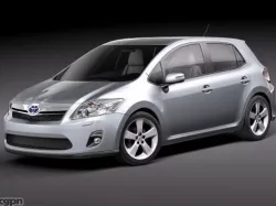 Toyota Auris HSD hybrid 2011 3d model