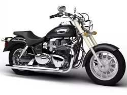 Triumph America 2012 3d model