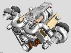 twin turbo v8 engine 3d models Page 1 STLFinder