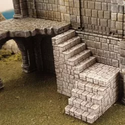 Ulvheim B3 - Stairs for the ruins