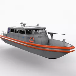 US Coast Guard Long Range Interceptor (LRI) 3d model