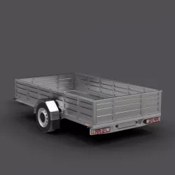 Utility Trailer 3d model