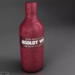 Vodka 3d model