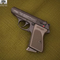 Walther PPK 3d model