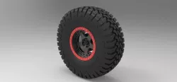Wheel of Trophy truck 3d model
