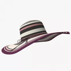 Women Straw Beach Sun Hat 3d model