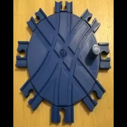 Wooden Train Turntable - Multiway - 150mm table