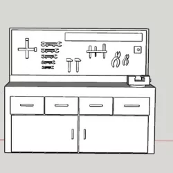 Workbench for garage 1/10