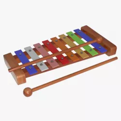 Xylophone rainbow children 3d model