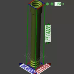 199 mm tube for floor lamp